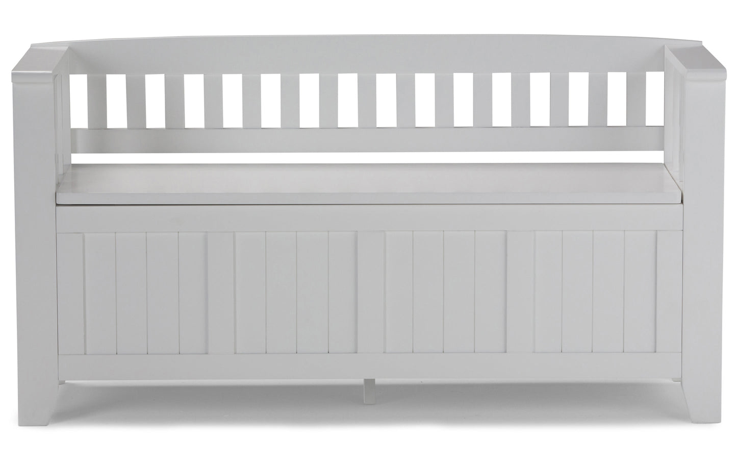 White | Acadian 48-inch Storage Bench and 36-inch Cabinet