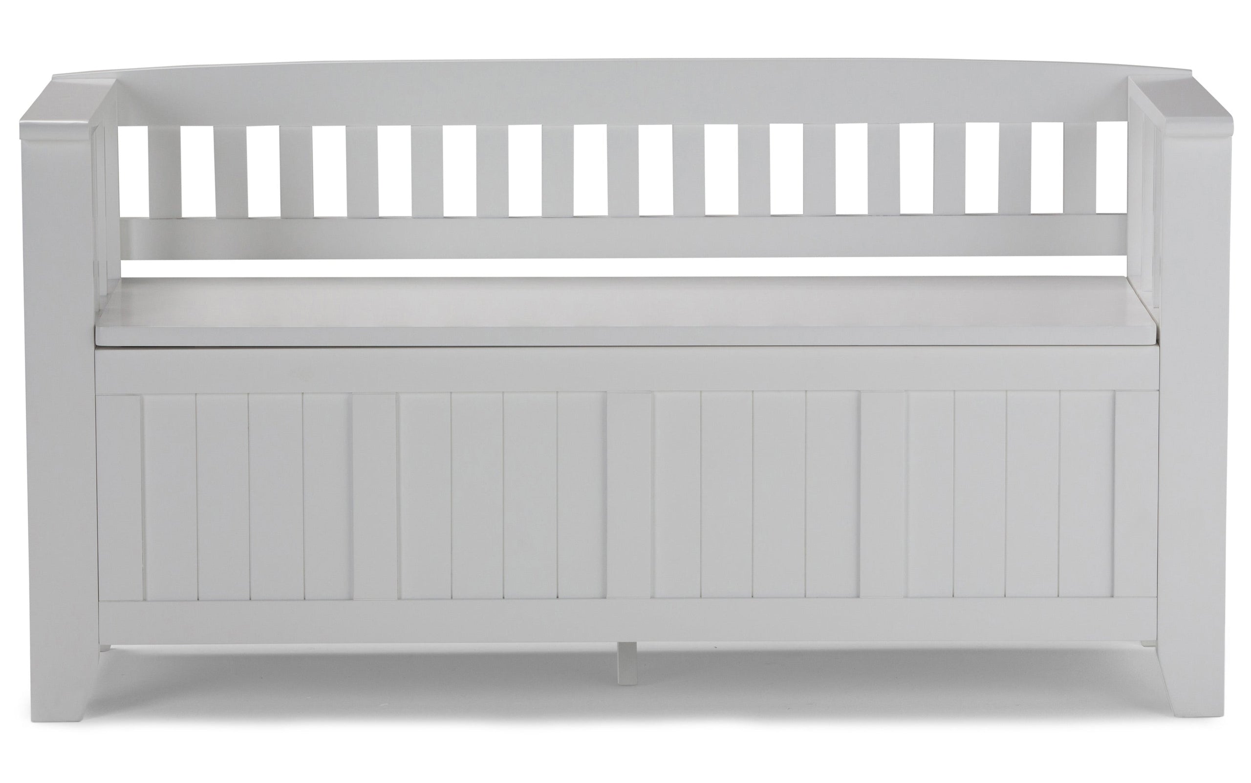 White | Acadian 48-inch Storage Bench and 36-inch Cabinet