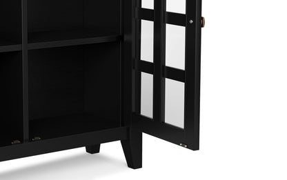 Black | Acadian 36-inch Storage Bench and 36-inch Cabinet