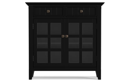 Black | Acadian 36-inch Storage Bench and 36-inch Cabinet