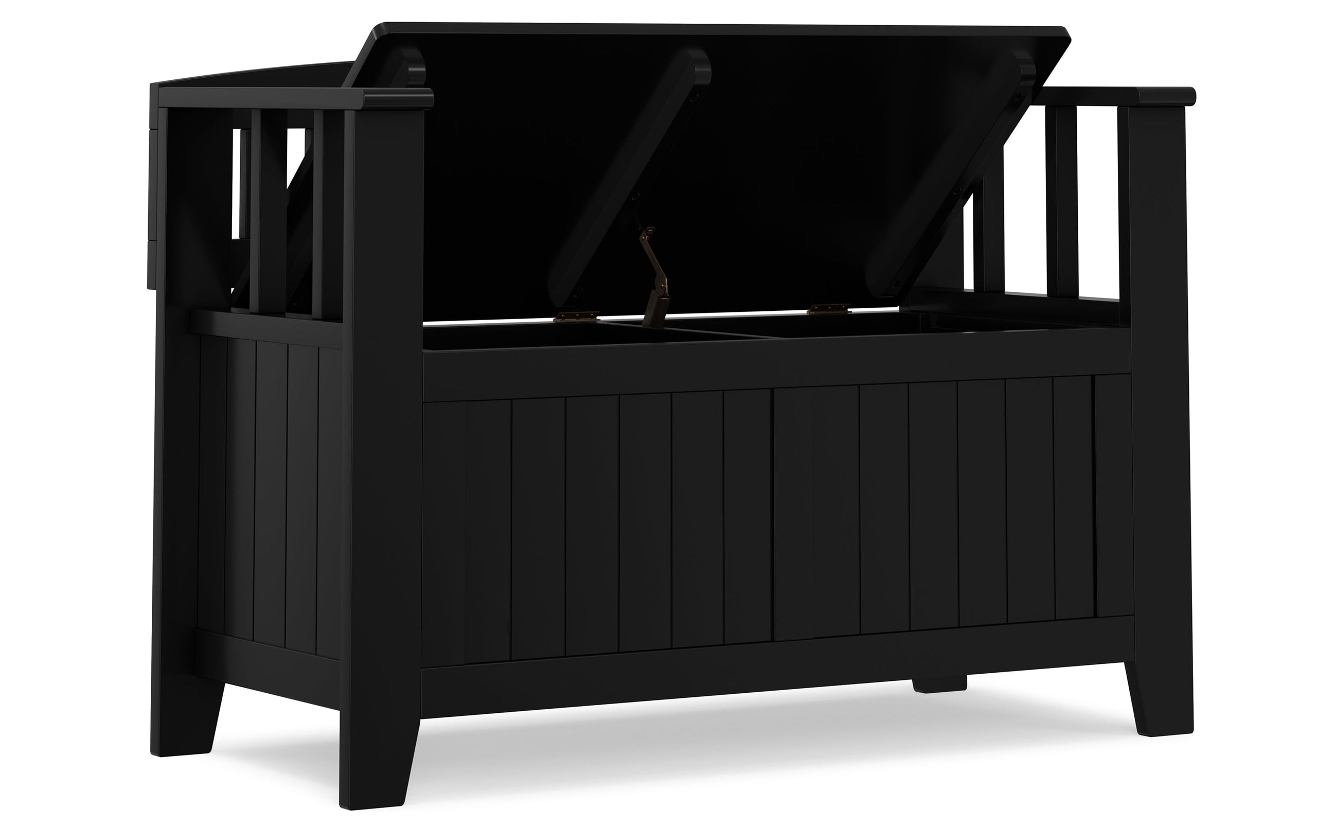 Black | Acadian 36-inch Storage Bench and 36-inch Cabinet