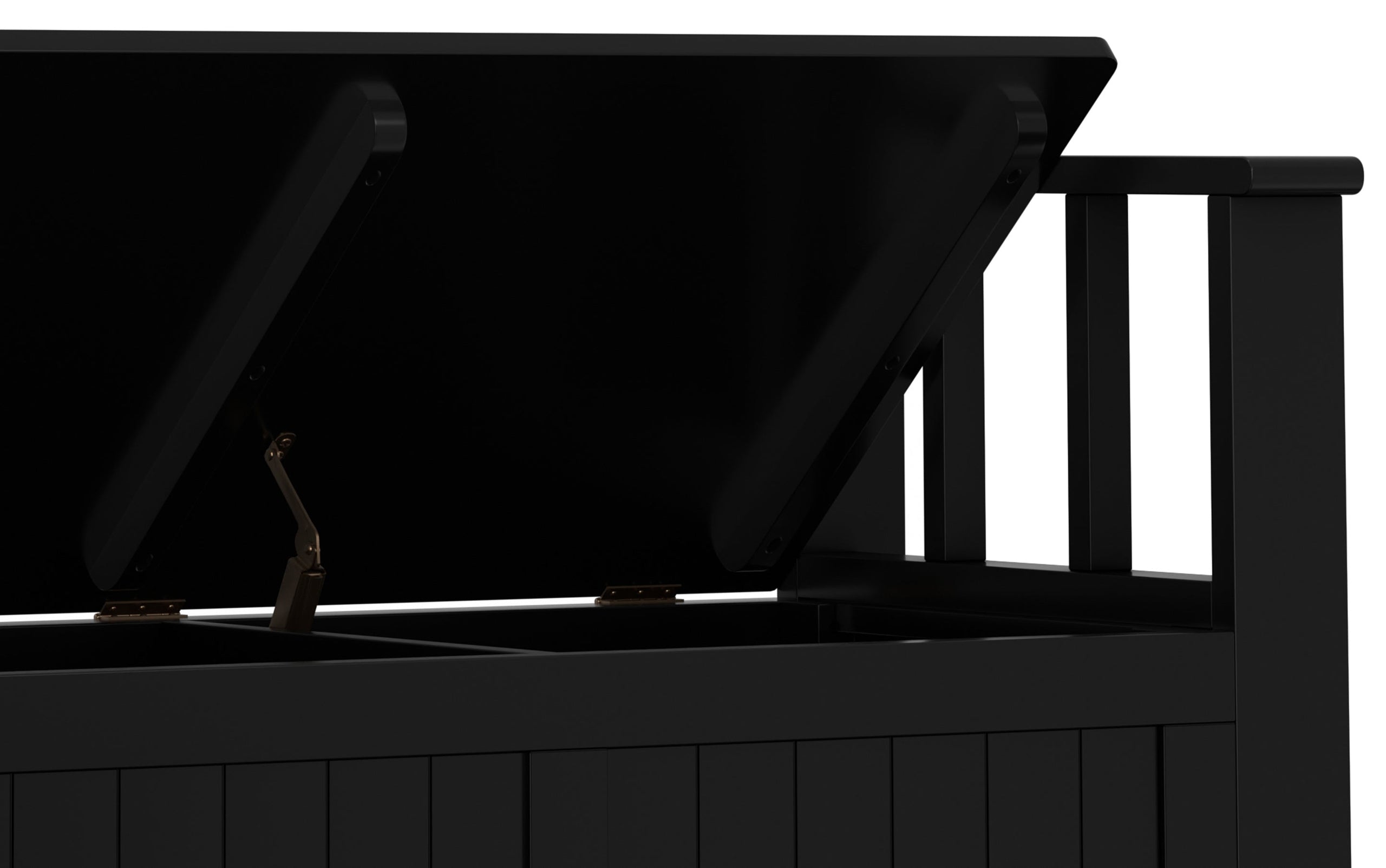 Black | Acadian 36-inch Storage Bench and 36-inch Cabinet
