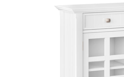 White | Acadian 36-inch Storage Bench and 36-inch Cabinet