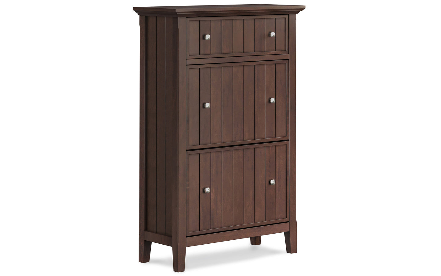 Brunette Brown | Acadian 36-inch Storage Bench and 32-inch Shoe Cabinet
