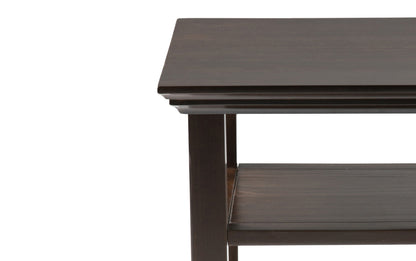 Brunette Brown | Acadian 48 inch Coffee Table with 19 inch End Tables (Set of 3)