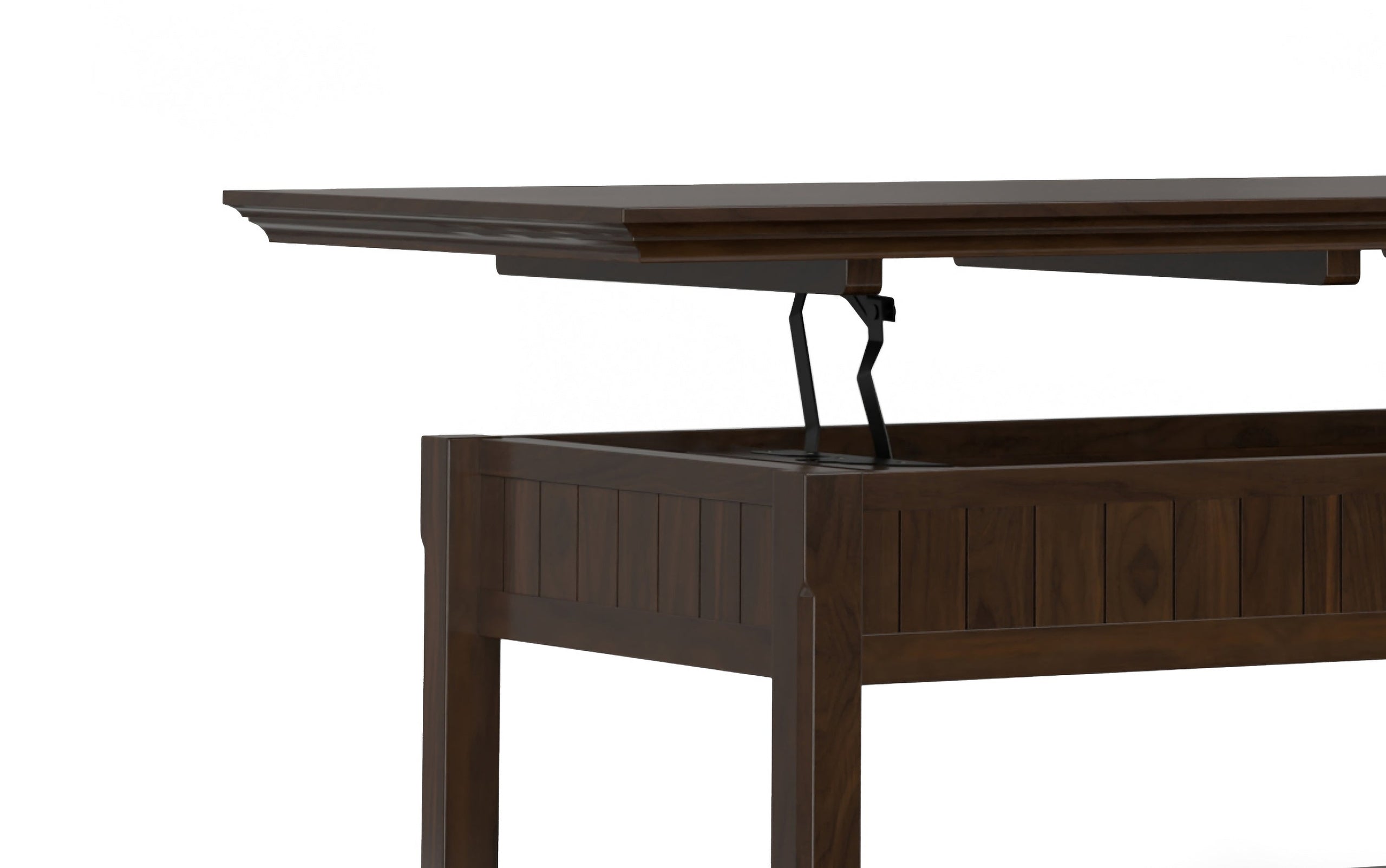 Brunette Brown | Acadian 48 inch Coffee Table with 19 inch End Tables (Set of 3)