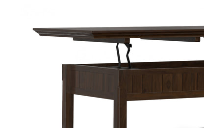 Brunette Brown | Acadian 48 inch Coffee Table with 19 inch End Tables (Set of 3)