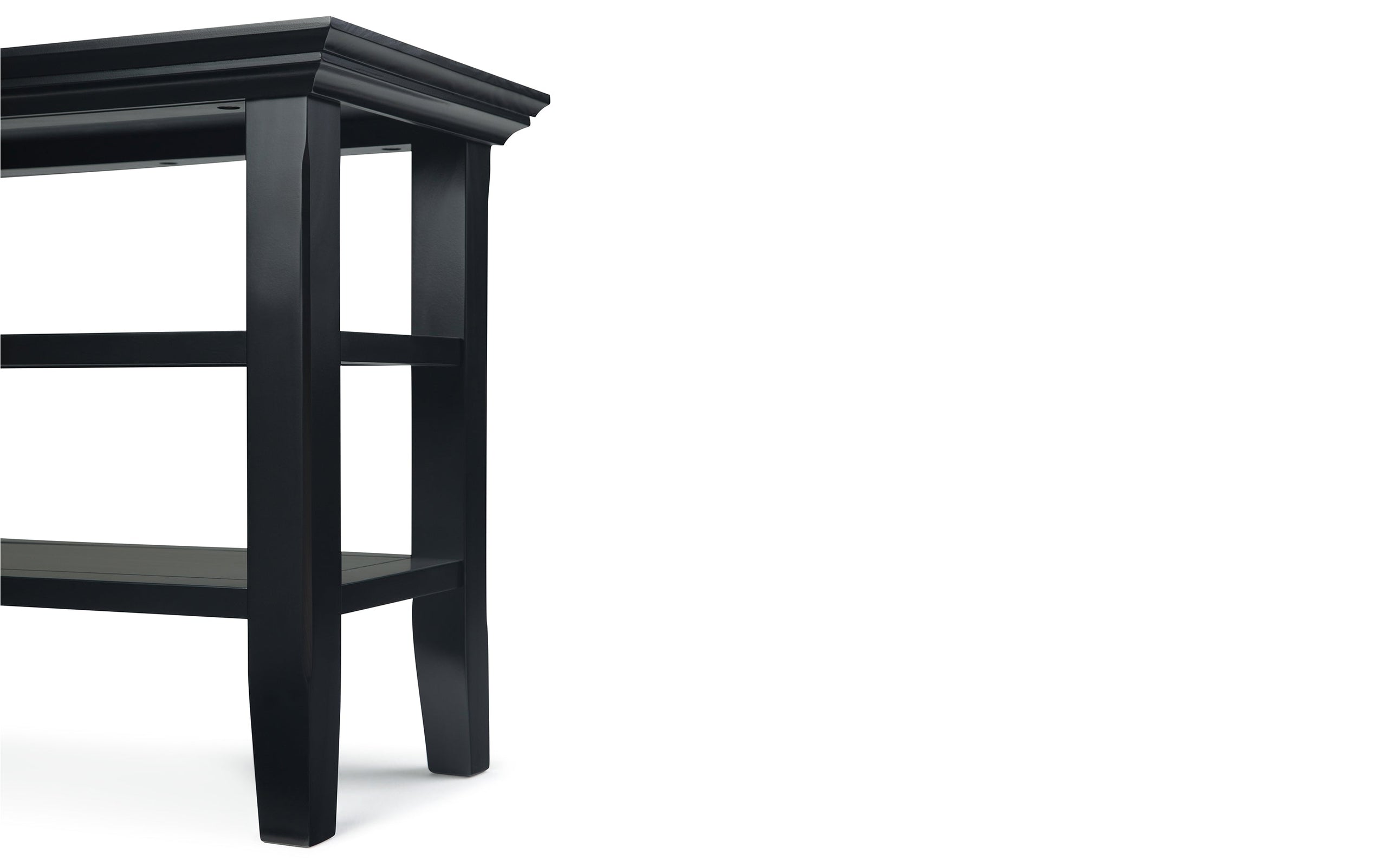 Black | Acadian 14 inch Narrow Side Table (Set of 2)