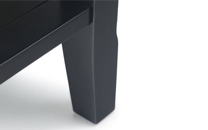 Black | Acadian 14 inch Narrow Side Table (Set of 2)