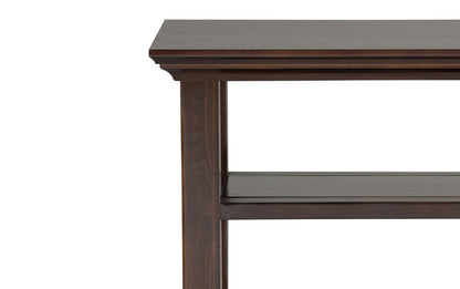 Brunette Brown | Acadian 14 inch Narrow Side Table (Set of 2)