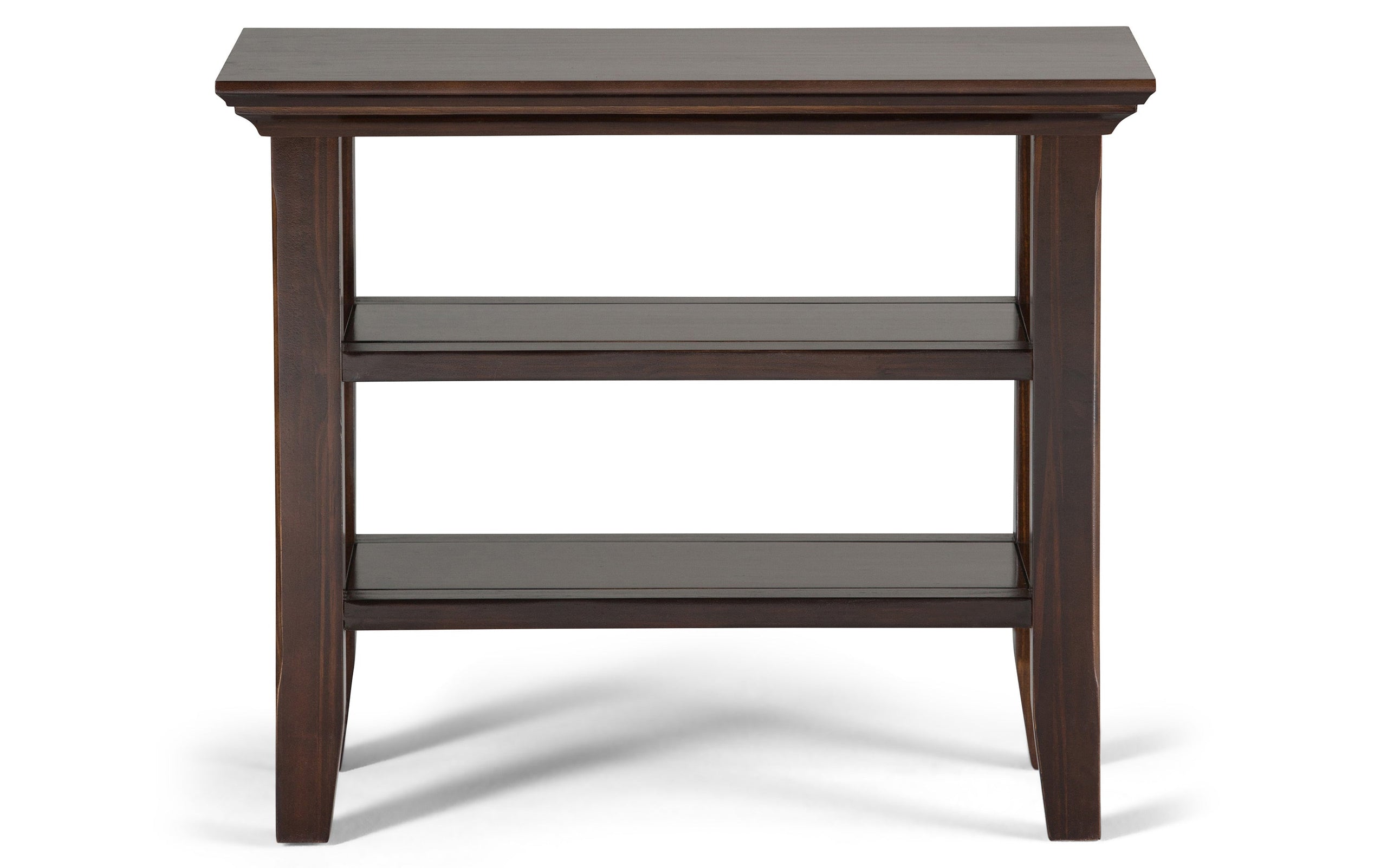 Brunette Brown | Acadian 14 inch Narrow Side Table (Set of 2)