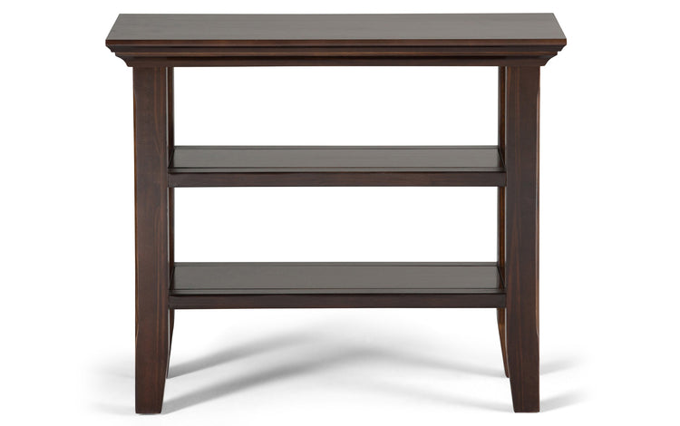 Brunette Brown | Acadian 14 inch Narrow Side Table (Set of 2)