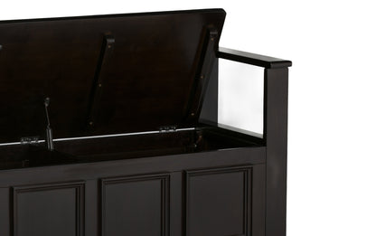 Hickory Brown | Amherst 48-inch Storage Bench and 36-inch Cabinet