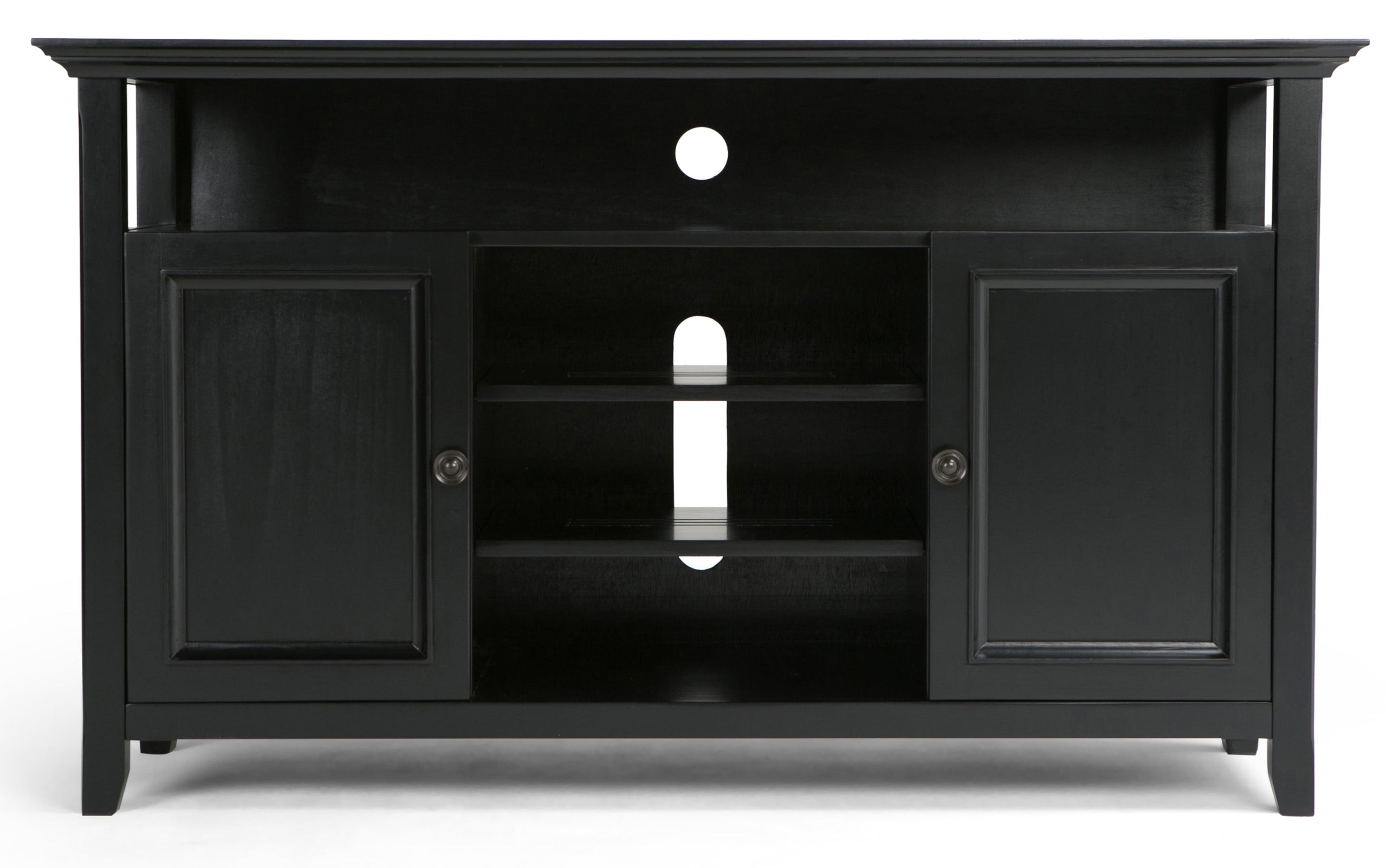 Amherst 54 inch TV Stand with 24 inch 5 Shelf Bookcases (Set of 3)