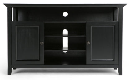 Amherst 54 inch TV Stand with 24 inch 5 Shelf Bookcases (Set of 3)
