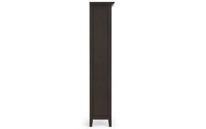 Amherst 72 inch Low TV Stand with 24 inch 5 Shelf Bookcases (Set of 3)
