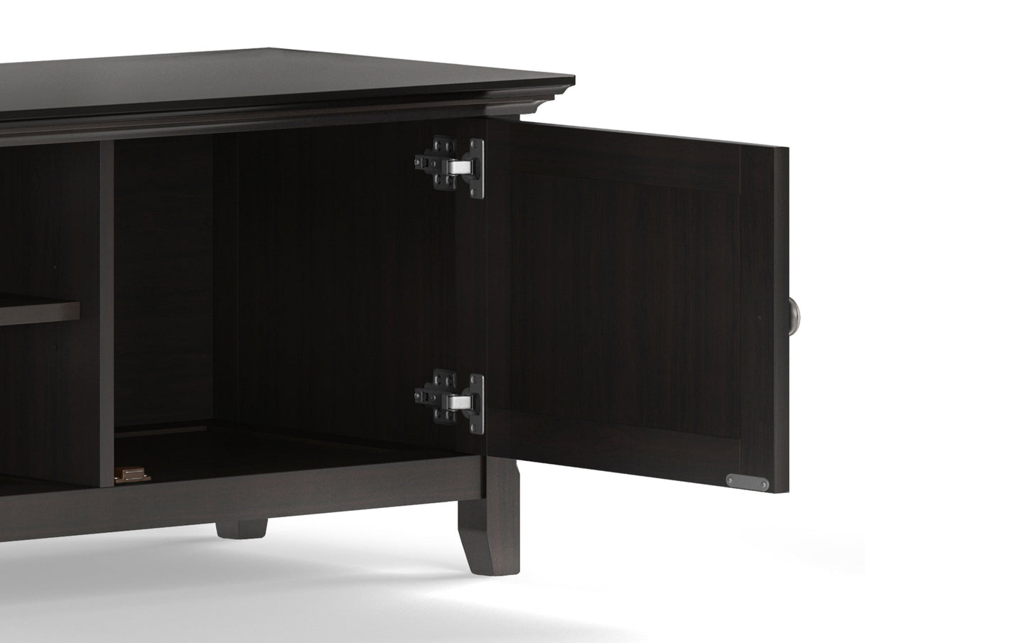 Amherst 72 inch Low TV Stand with 24 inch 5 Shelf Bookcases (Set of 3)