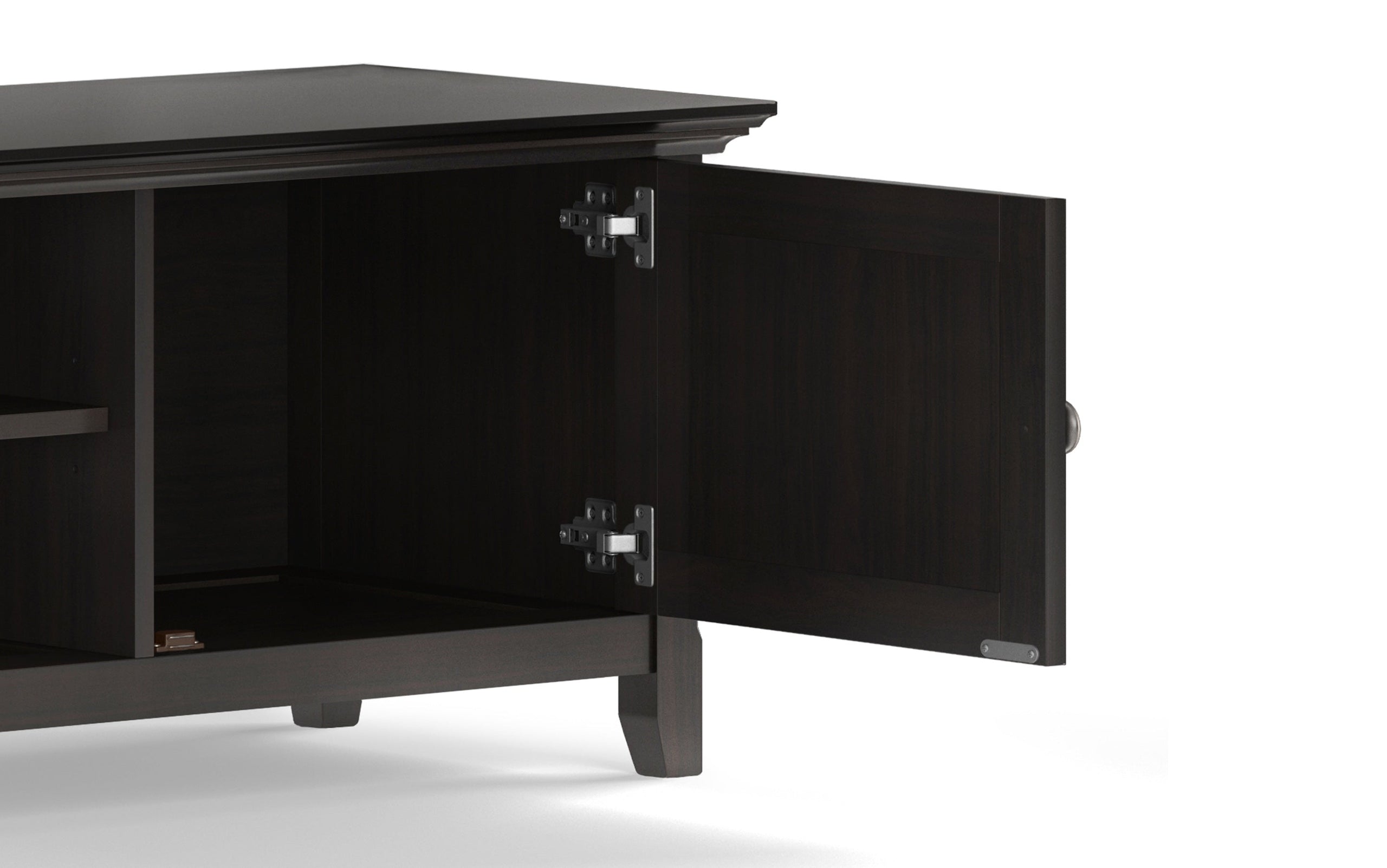 Amherst 72 inch Low TV Stand with 24 inch 5 Shelf Bookcases (Set of 3)
