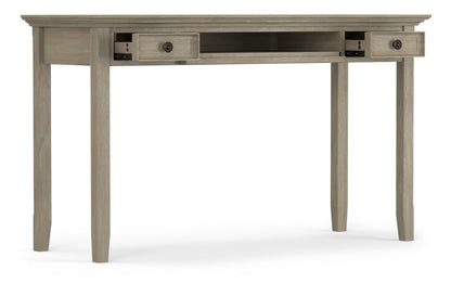 Distressed Grey | Amherst 54 inch Desk and 30 inch Bookcase (Set of 2)