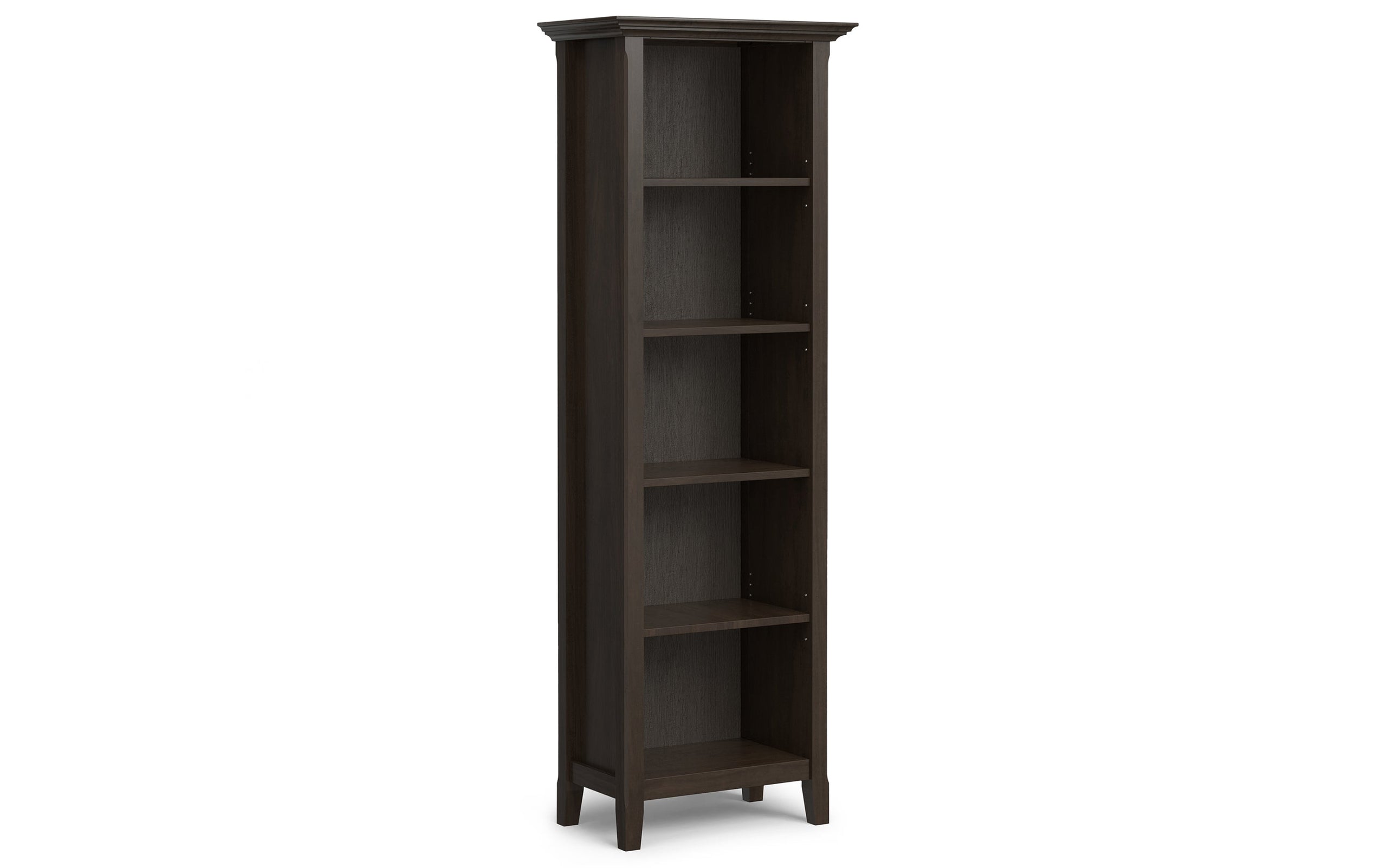 Hickory Brown | Amherst Solid Wood 54 inch Desk with 24 inch Bookcases (Set of 3)