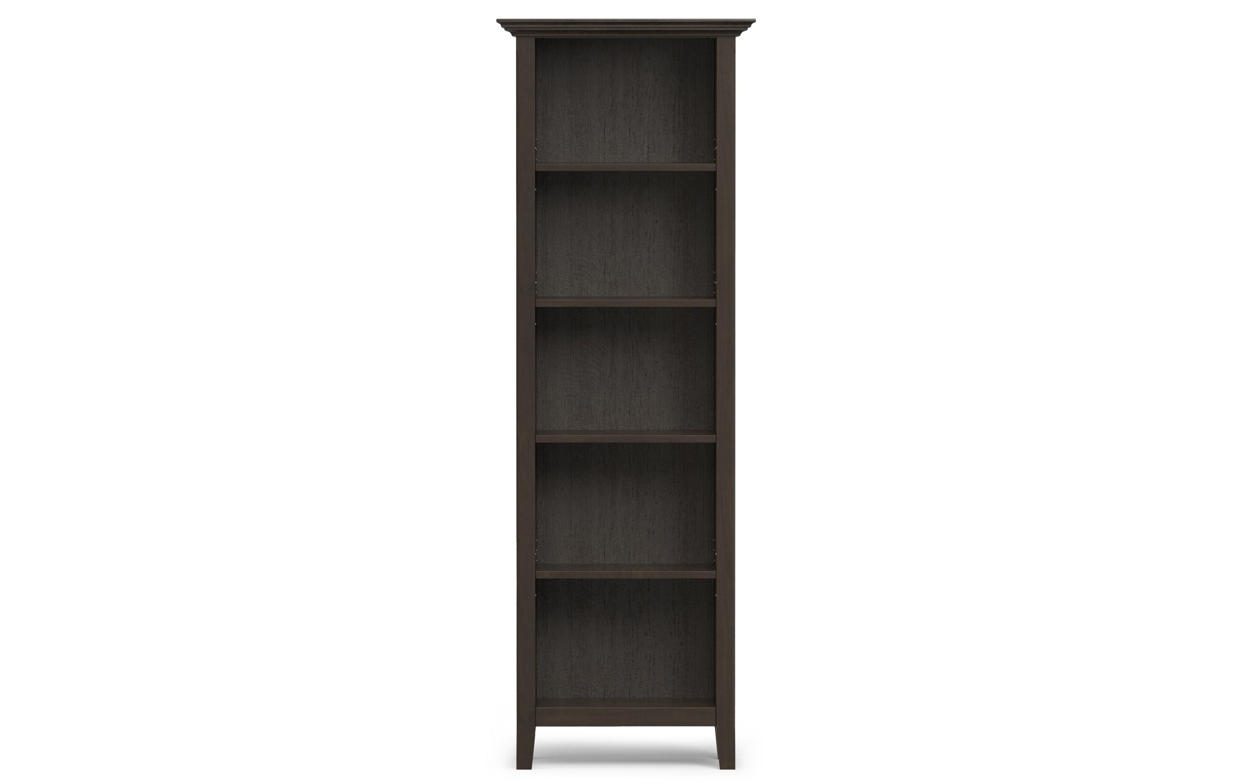 Hickory Brown | Amherst Solid Wood 54 inch Desk with 24 inch Bookcases (Set of 3)