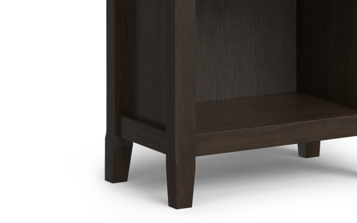 Hickory Brown | Amherst Solid Wood 54 inch Desk with 24 inch Bookcases (Set of 3)