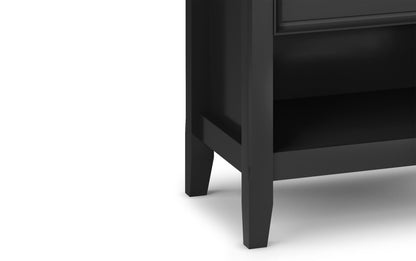 Black | Amherst 24 inch Bedside Table (Set of 2)