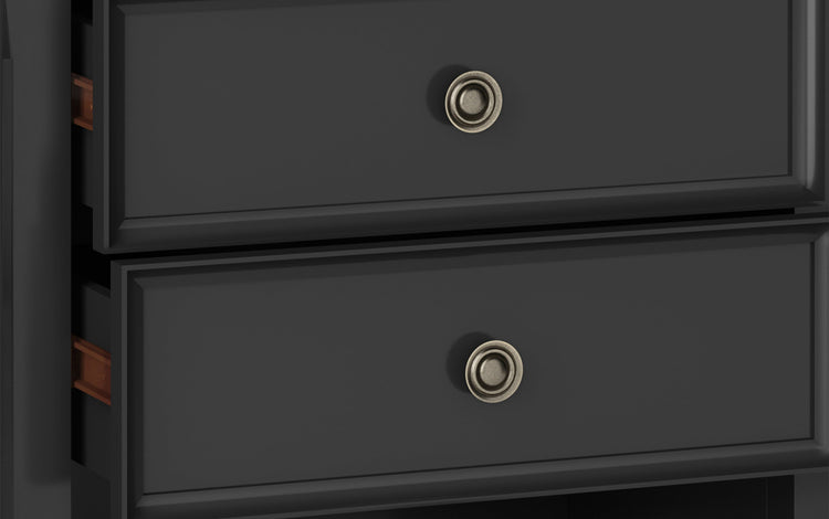 Black | Amherst 24 inch Bedside Table (Set of 2)