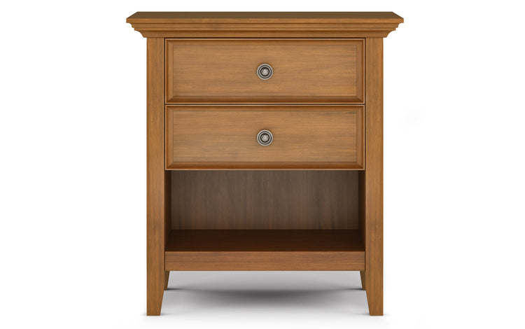 Light Golden Brown | Amherst 24 inch Bedside Table (Set of 2)