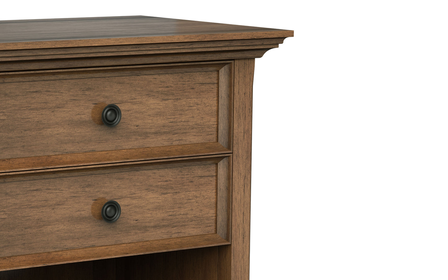 Rustic Natural Aged Brown | Amherst 24 inch Bedside Table (Set of 2)