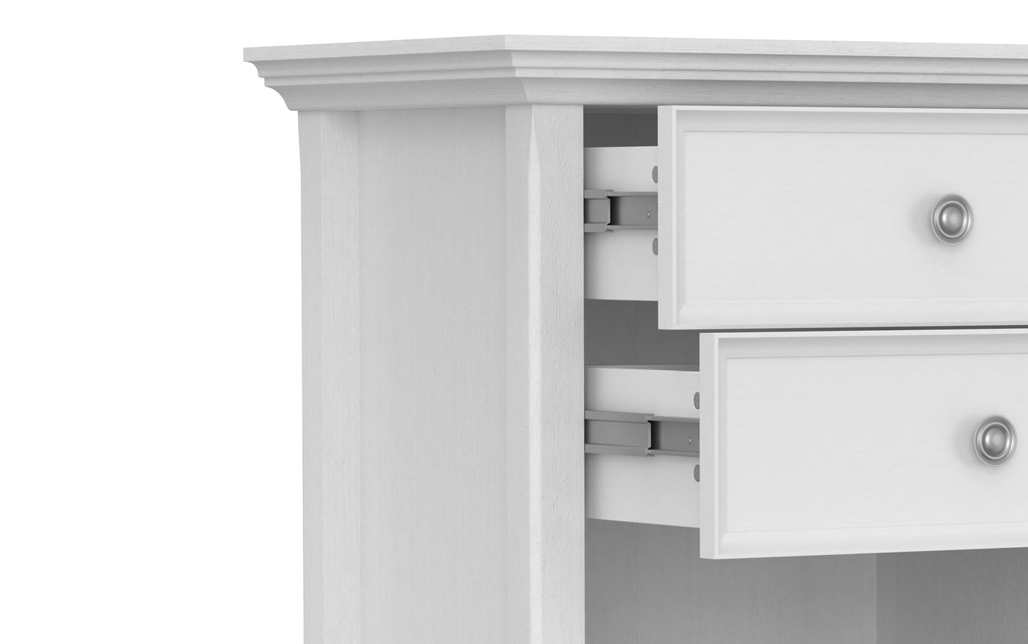 White | Amherst 24 inch Bedside Table (Set of 2)