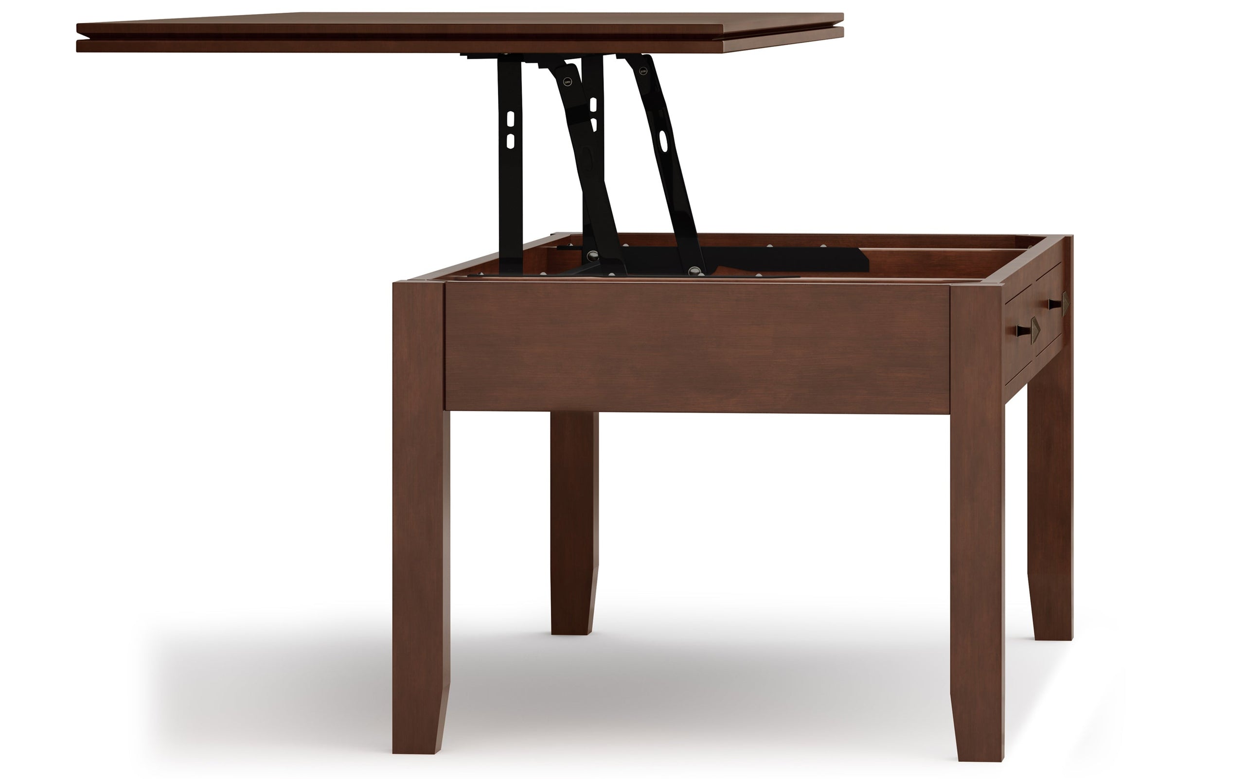 Russet Brown | Artisan 46 inch Coffee Table with 14 inch End Tables (Set of 3)