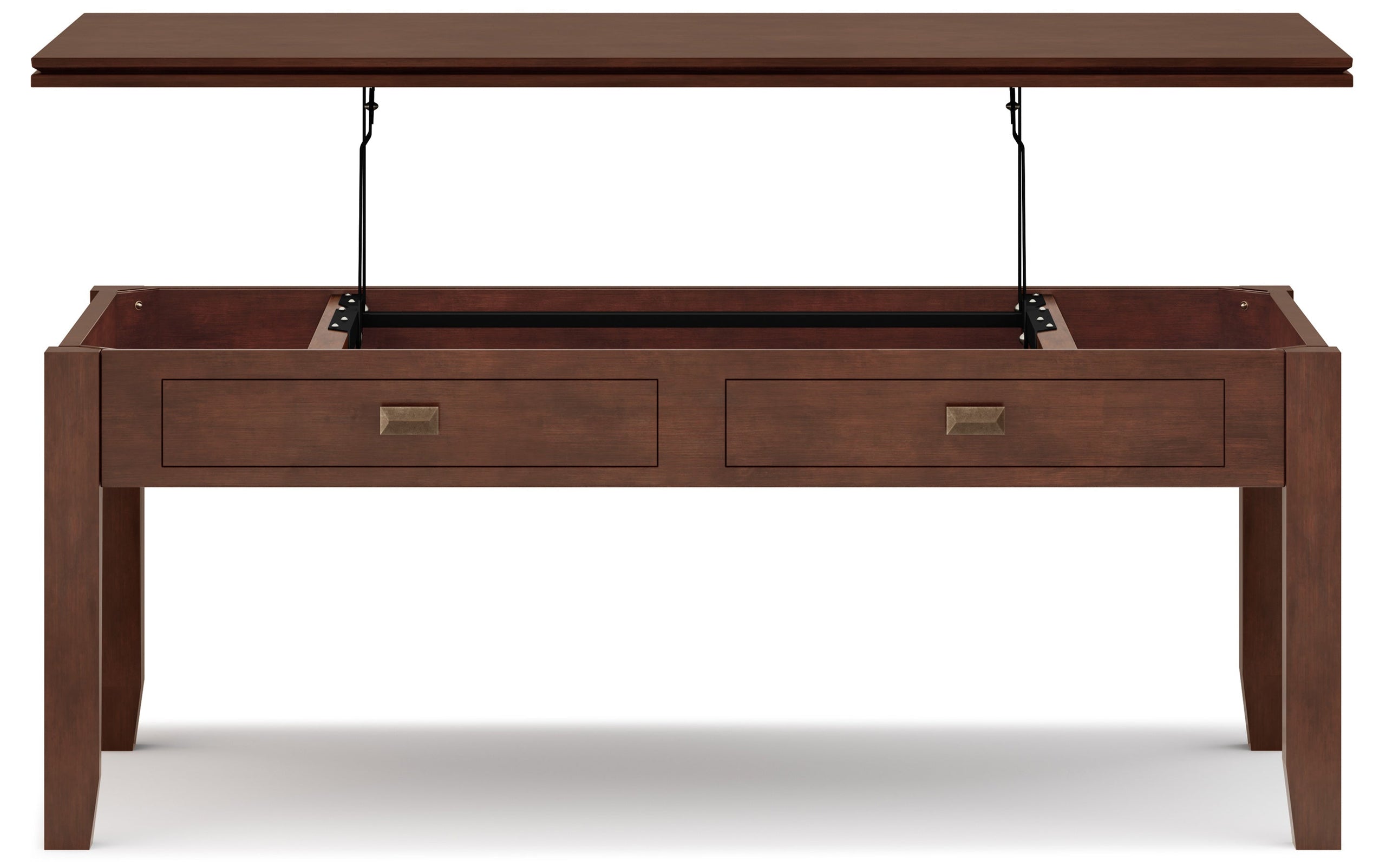 Russet Brown | Artisan 46 inch Coffee Table with 14 inch End Tables (Set of 3)