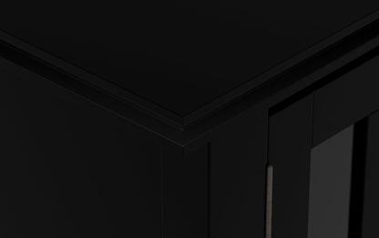 Black | Artisan 72 inch TV Stand with 26 inch 5 Shelf Bookcases (Set of 3)