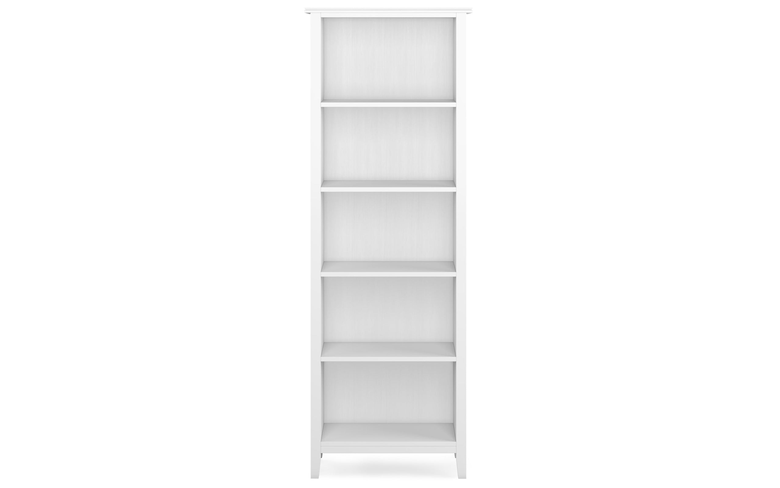 White | Artisan 72 inch TV Stand with 26 inch 5 Shelf Bookcases (Set of 3)