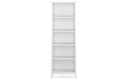 White | Artisan 72 inch TV Stand with 26 inch 5 Shelf Bookcases (Set of 3)