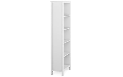 White | Artisan 72 inch TV Stand with 26 inch 5 Shelf Bookcases (Set of 3)