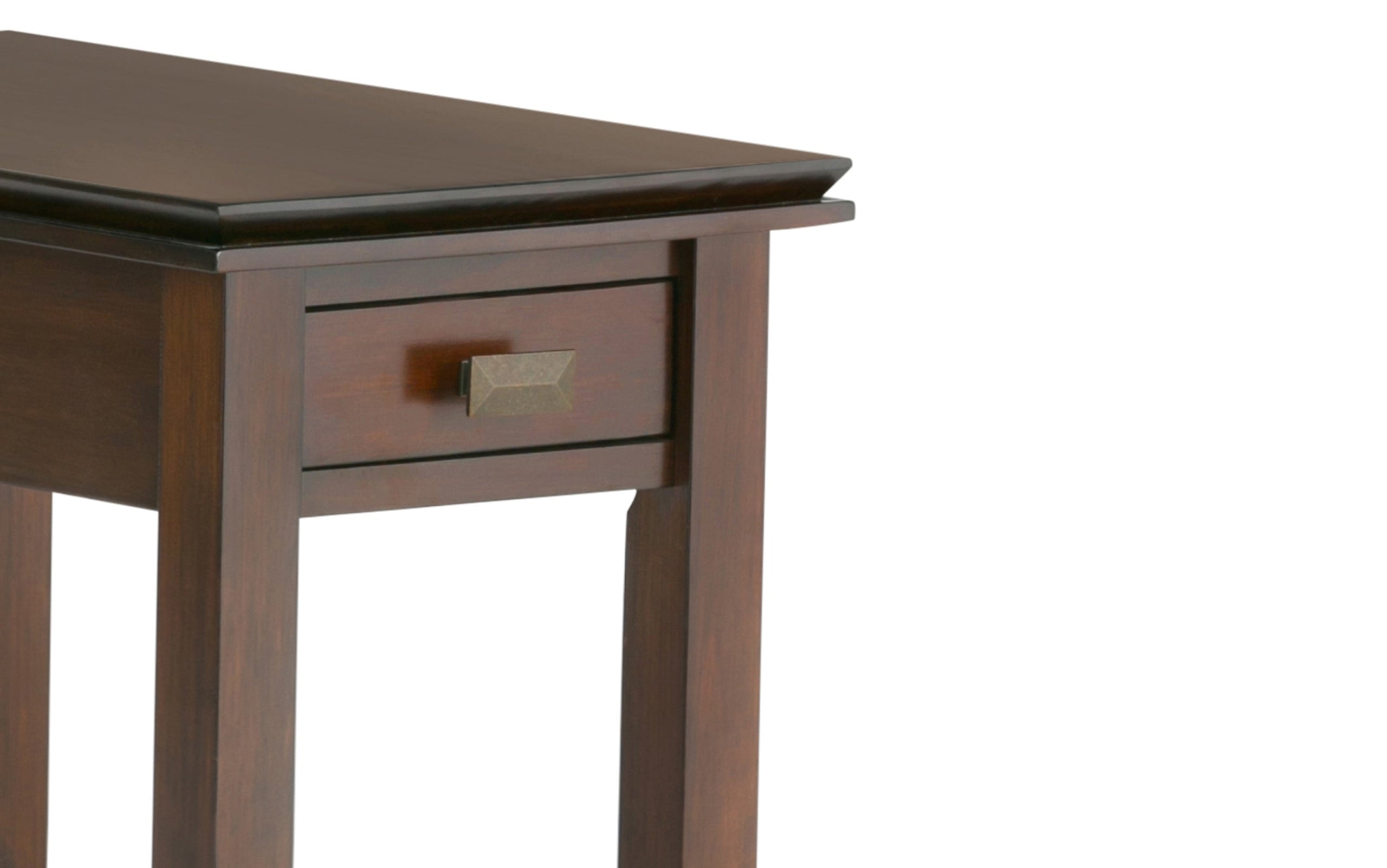 Russet Brown | Artisan 14 inch Narrow Side Table (Set of 2)