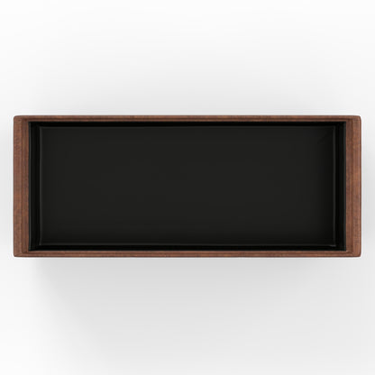 Distressed Saddle Brown Distressed Vegan Leather | Avalon 3 Trays Ottoman in Distressed Vegan Leather