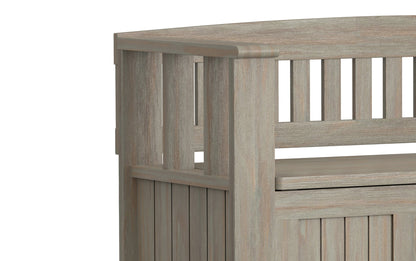 Distressed Grey | Acadian Entryway Bench