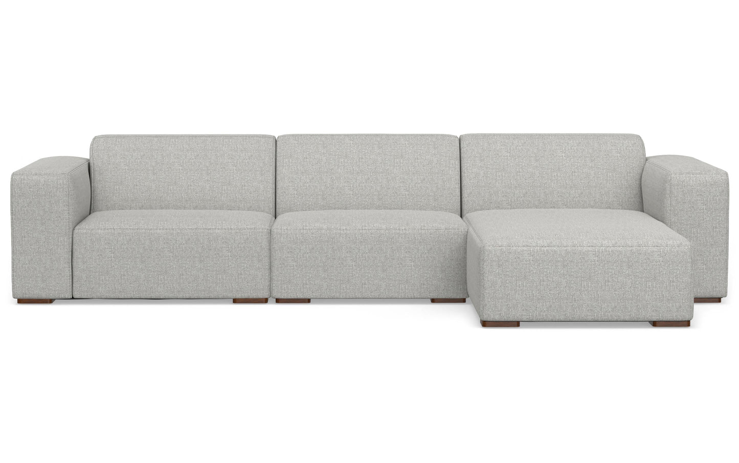 Rex 2 Seater Sofa and Right Chaise in Performance Fabric