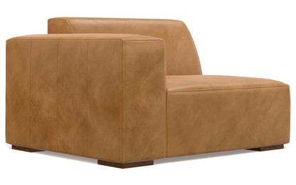 Sienna Genuine Leather | Rex 2 Seater Sofa and Right Chaise in Genuine Leather