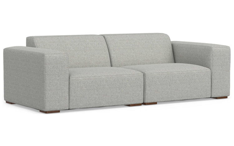 Pale Grey Performance Fabric | Rex 2 Seater Sofa in Performance Fabric