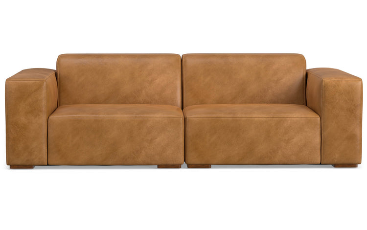 Sienna Genuine Leather | Rex 2 Seater Sofa in Genuine Leather