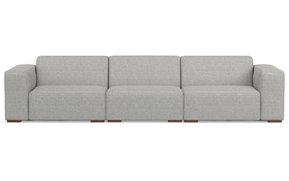 Pale Grey Performance Fabric | Rex 3 Seater Sofa Performance Fabric