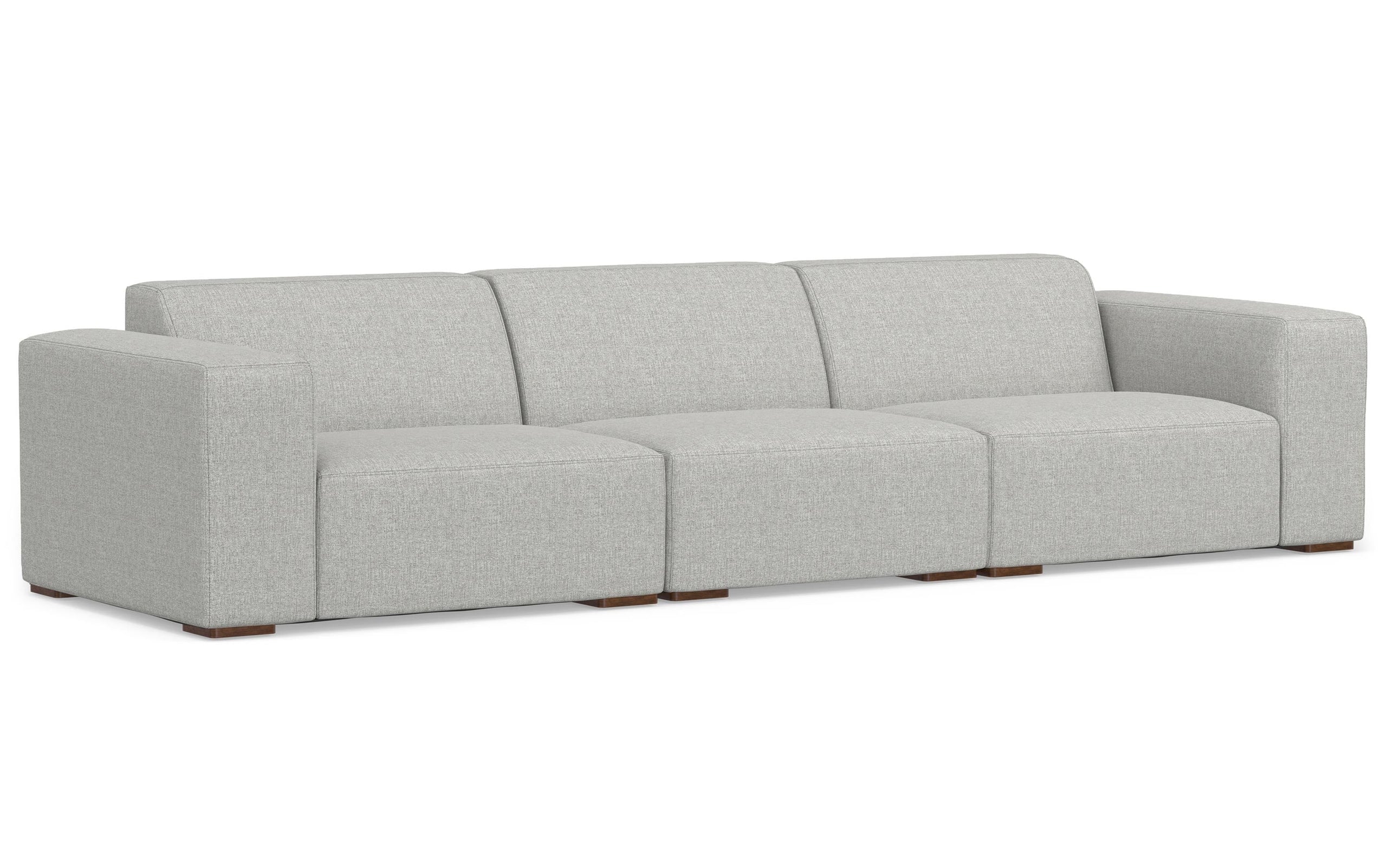 Pale Grey Performance Fabric | Rex 3 Seater Sofa Performance Fabric