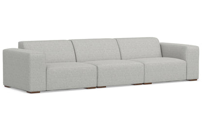 Pale Grey Performance Fabric | Rex 3 Seater Sofa Performance Fabric