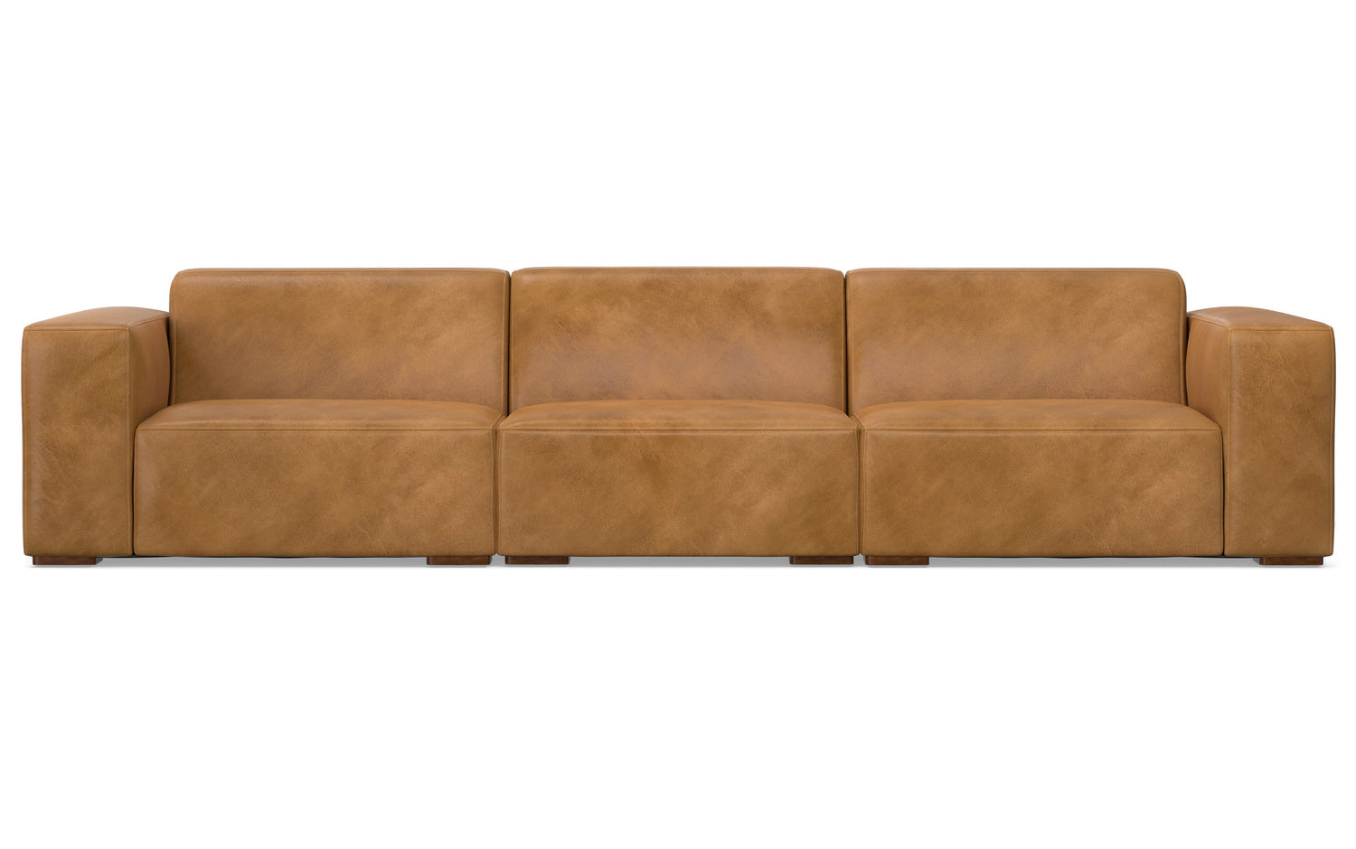 Sienna Genuine Leather | Rex 3 Seater Sofa in Genuine Leather
