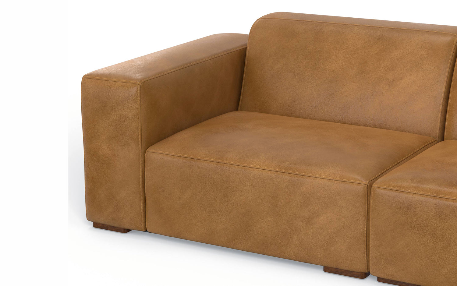 Sienna Genuine Leather | Rex 3 Seater Sofa in Genuine Leather