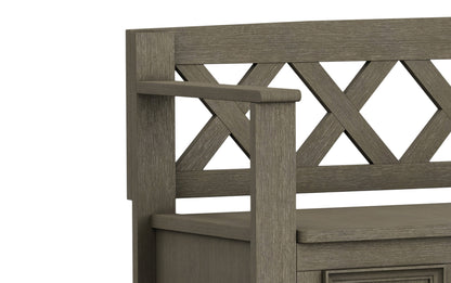 Farmhouse Grey | Amherst Entryway Bench